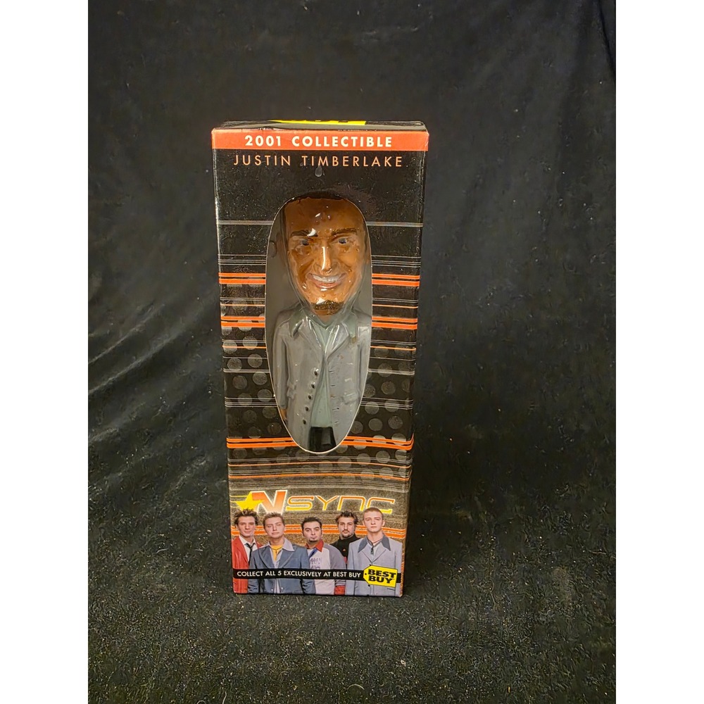 NSYNC Justin Timberlake Bobblehead 2001 Best Buy Exclusive Collectible Figure